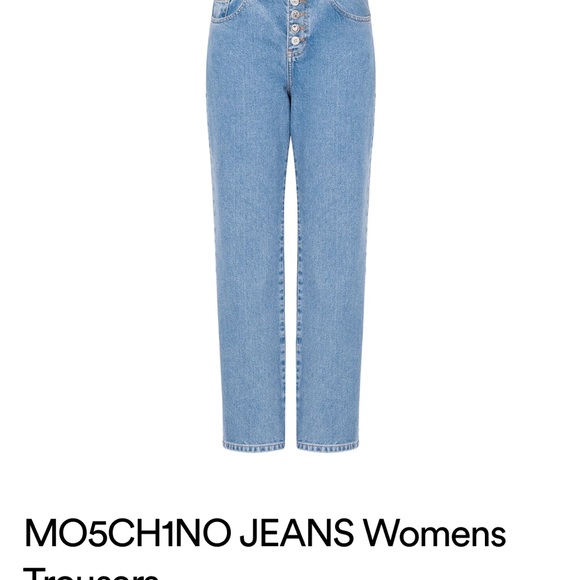 MOSCHINO Denim Pants: MO5CH1NO JEANS Womens Trousers - Picture 9 of 10